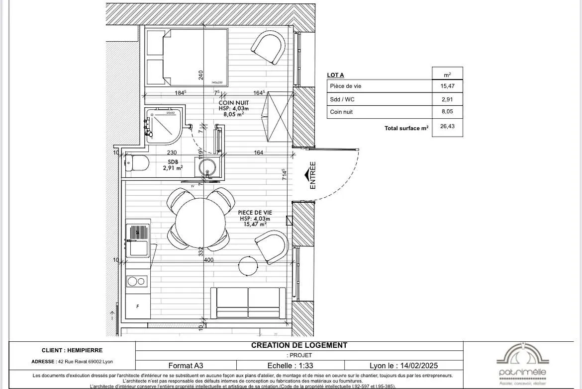 公寓式酒店 里昂Coeur Confluence T2公寓式酒店 法国